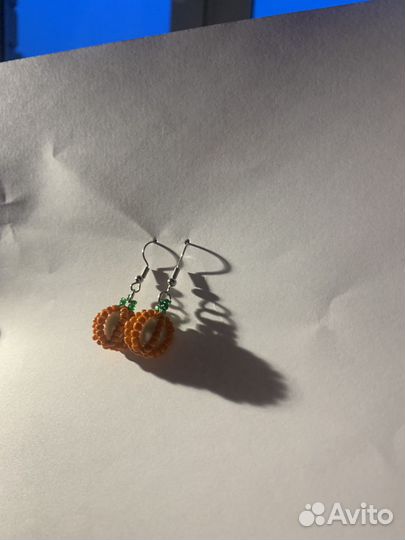 Серьги из бисера