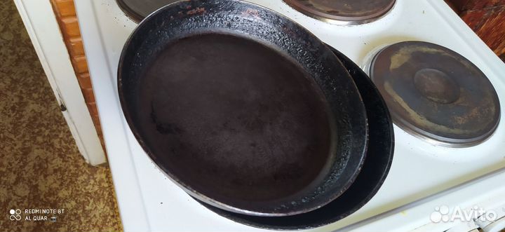 Чугунная сковорода СССР советская