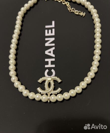 Колье ожерелье chanel