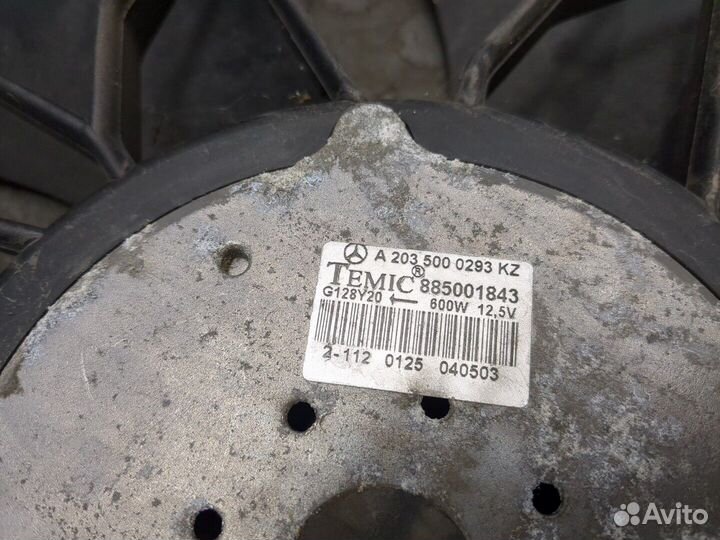 Вентилятор радиатора Mercedes C W203, 2003