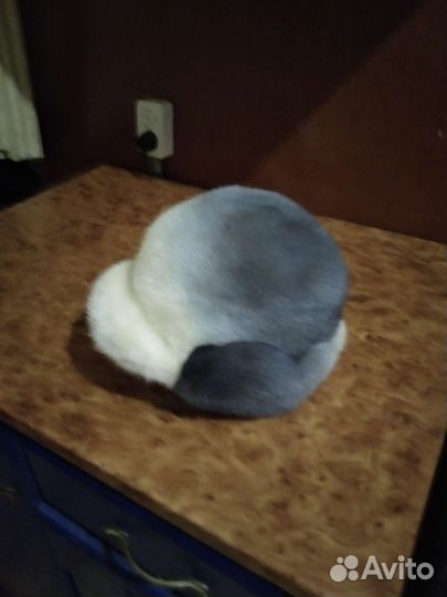 Шапка норковая женская56.58
