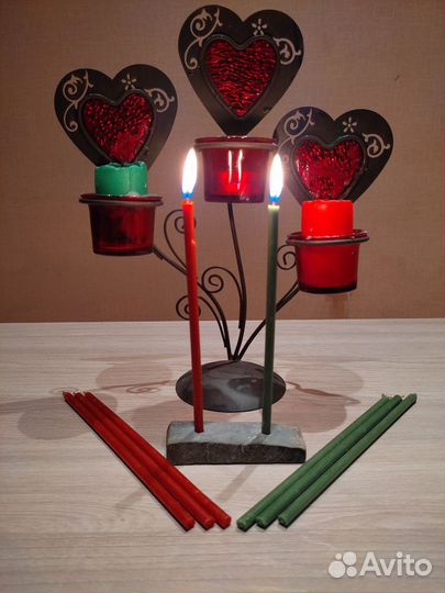 Свечи восковые цветные