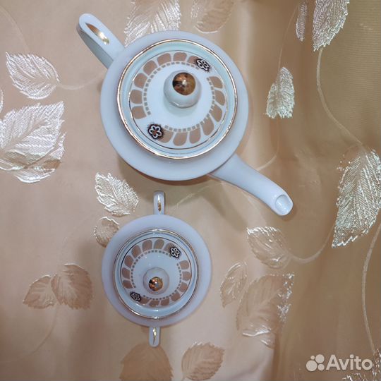 Кофейник и сахарница Рижский завод Чашка Барановка