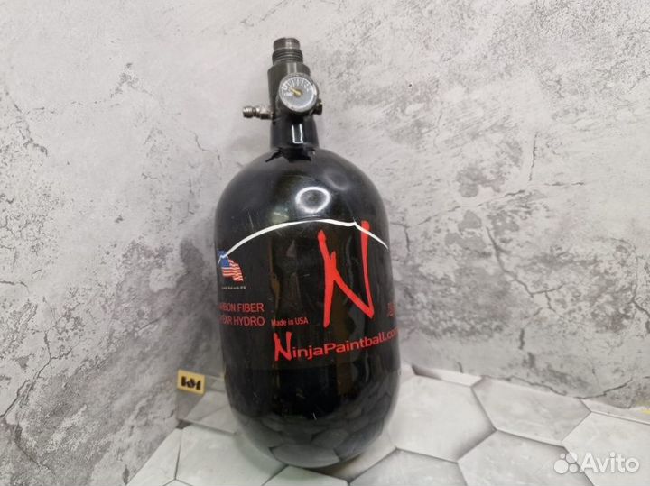 Баллон кевларовый Ninja 1,1 L с регулятором 4500 p