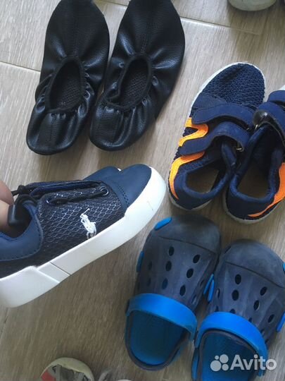 Пакет обуви 14 пар на мальчика 22-28 размер