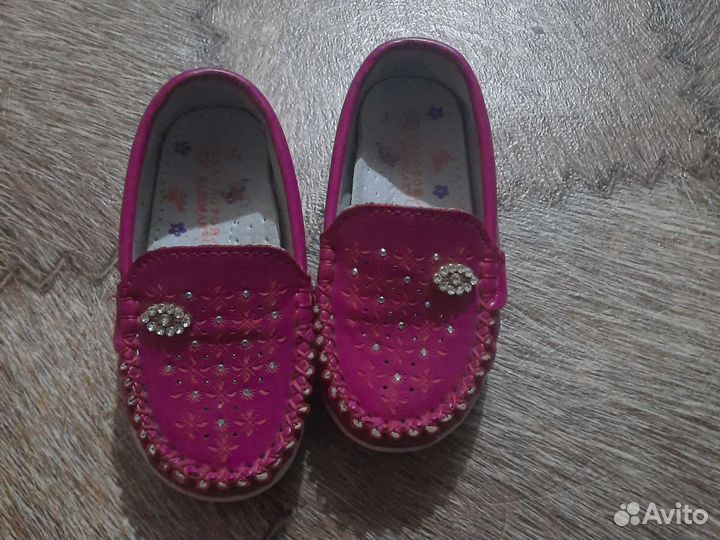 Мокасины детские девочке