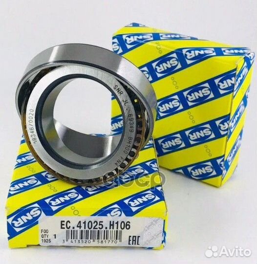 Подшипник кпп диффер. renault EC41025H106 NTN-SNR