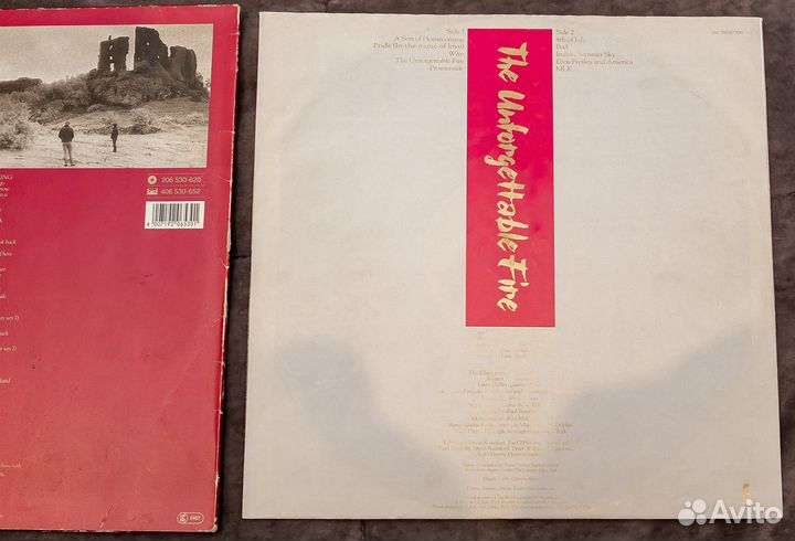 Виниловые диски U2 The Unforgettable Fire