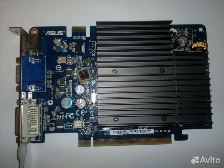Asus GF 8500 GT 459Mhz(PCI-E 256Mb 800Mhz 128 bit)