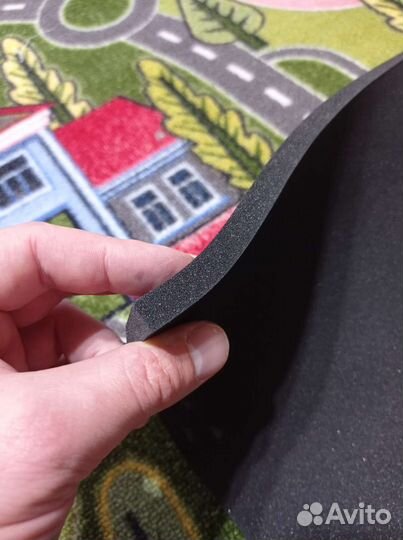 Чёрный лист EVA/эва 35 шор 7 мм