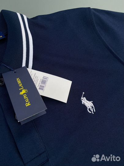 Поло Polo ralph lauren синее