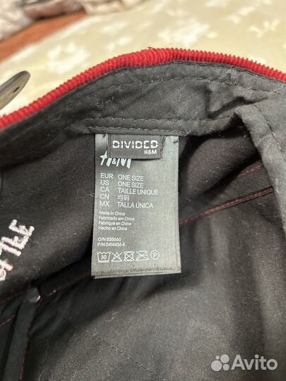 Кепка мужская вельвет H&M