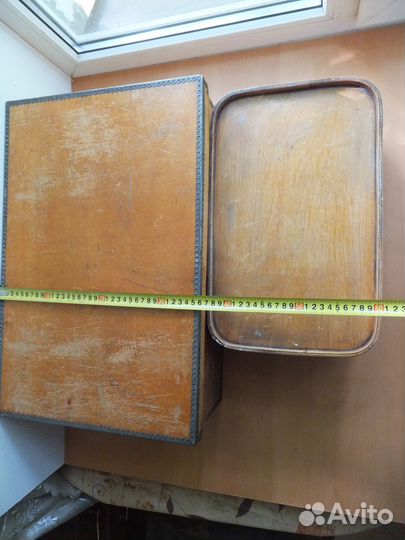 Старинные Фанерные Коробки Лютерма 19 век Редкие