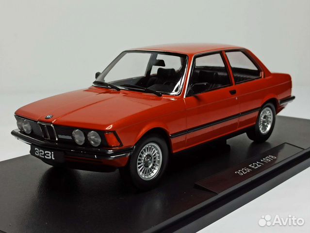 Bmw 323i E21 1978 Red-Brown 1:18 KK Scale