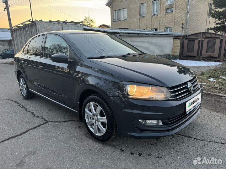 Volkswagen Polo 1.6 AT, 2017, 126 000 км