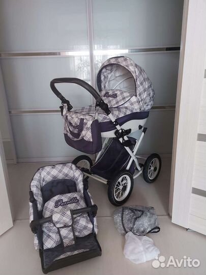 Коляска 2 в 1 lonex parrilla