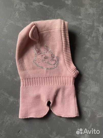 Шапка шлем на девочку 48