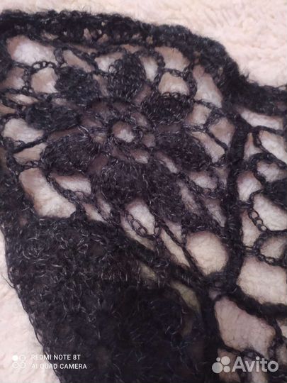 Косынка из кидмохера, ручная работа