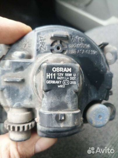 Противотуманные фары renault logan 1