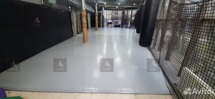 Борцовский ковер 4х4 одноцветный