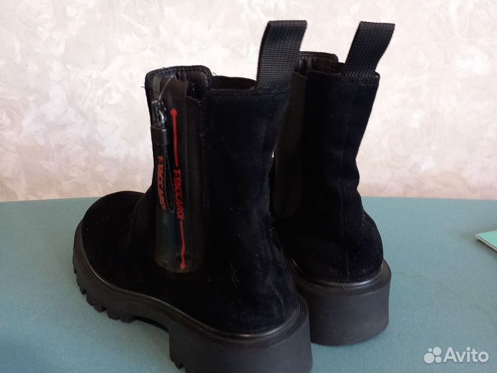 Ботинки дем/ замш. жен/ 36 р