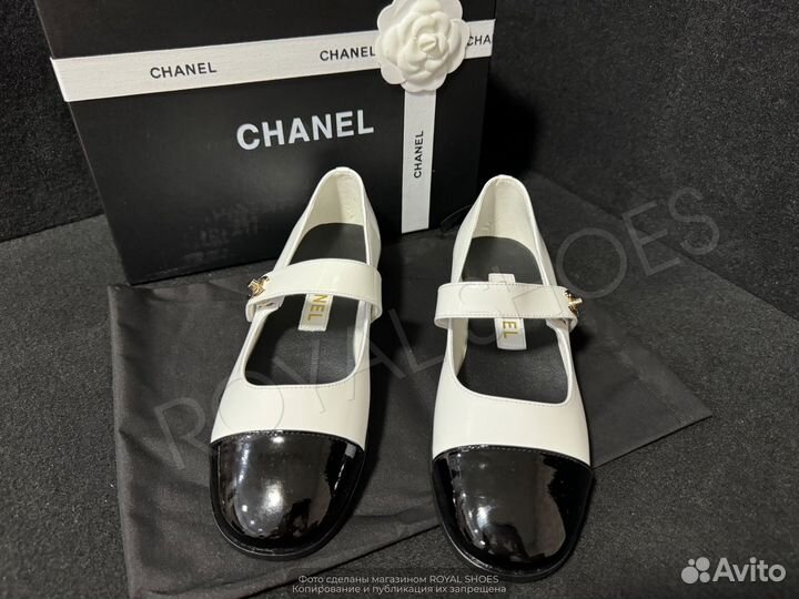 Туфли босоножки женские Chanel Mary Janes