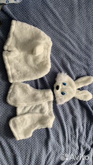 Новогодний костюм зайца для мальчика