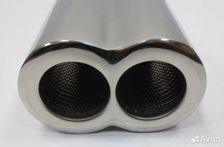 Насадка на глушитель нержавеющая сталь 1004