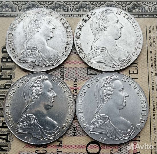 Серебряные талеры 18 века, Австрия