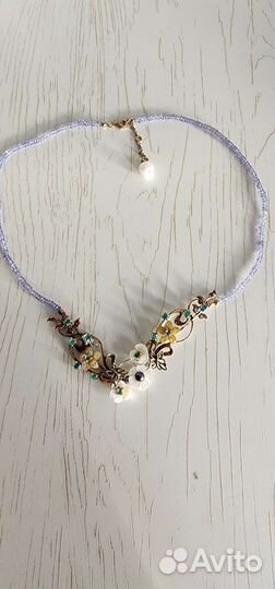 Серебряное ожерелье