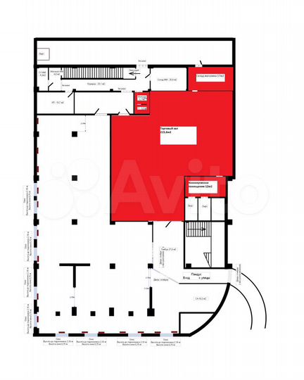 Торговая площадь, 235 м²