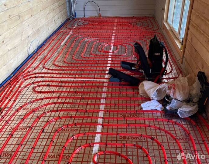 Водяной Теплый пол. Монтаж отопления под ключ