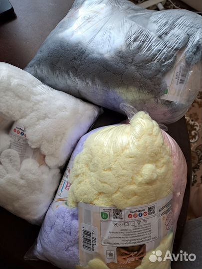 Остатки пряжи пакетом