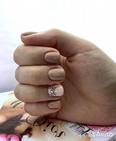 Наращивание ногтей, гель лак