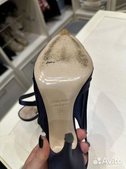 Босоножки miu miu