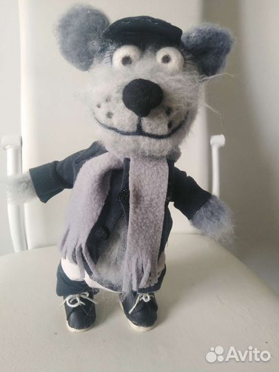 Валяная игрушка, ручная работа, медведь, тэдди