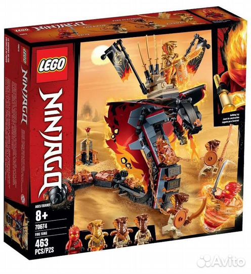 Конструктор Lego Ninjago 70674 Огненный кинжал