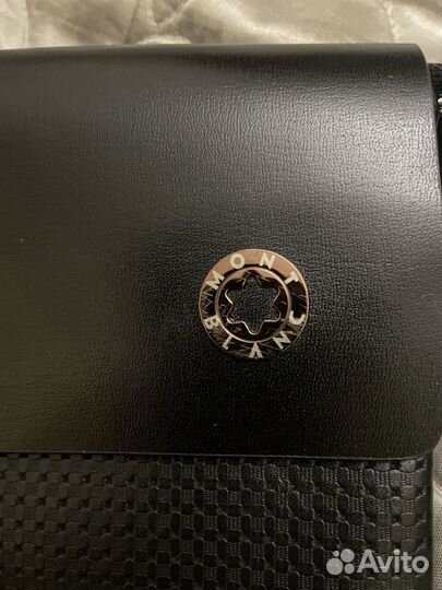 Барсетка кожаная мужская