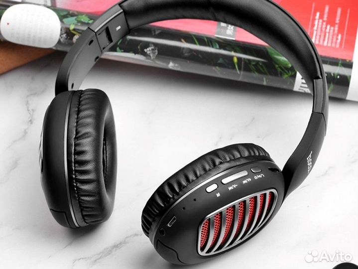 Наушники Hoco W23 Brilliant sound MP3/Bluetooth Че