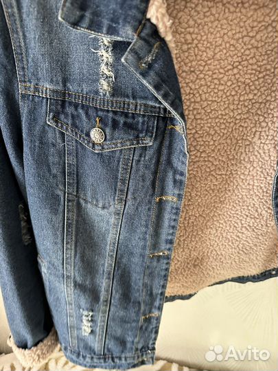 Куртка джинсовая утепленная