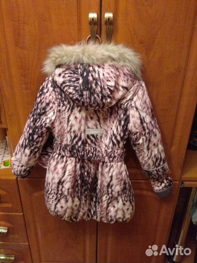 Зимнее пальто Lenne 116 см+краги+шапка