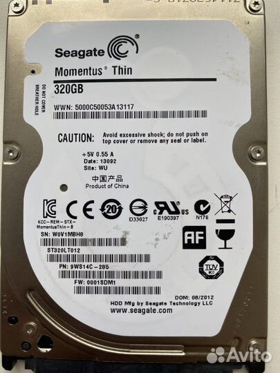 Жесткий диск для ноутбука 320 gb