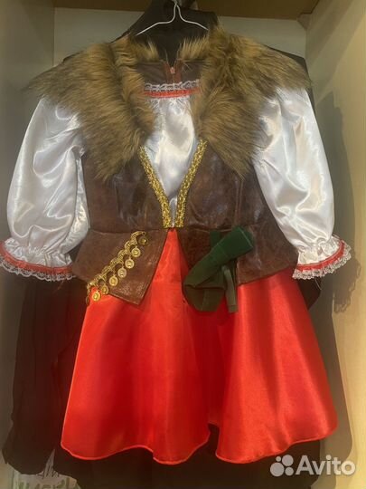Костюм пиратки размер 128
