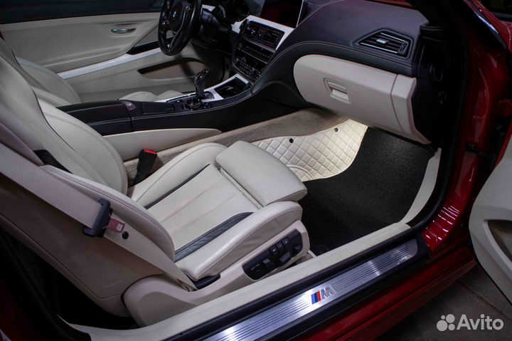 3D коврики из экокожи BMW 6 2015