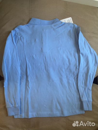 Поло с длинным рукавом для мальчика 134