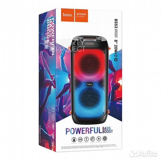 Bluetooth колонка hoco BS53 Manhattan BT5.1, 2x20W
