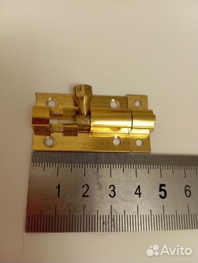 Шпингалет латунь