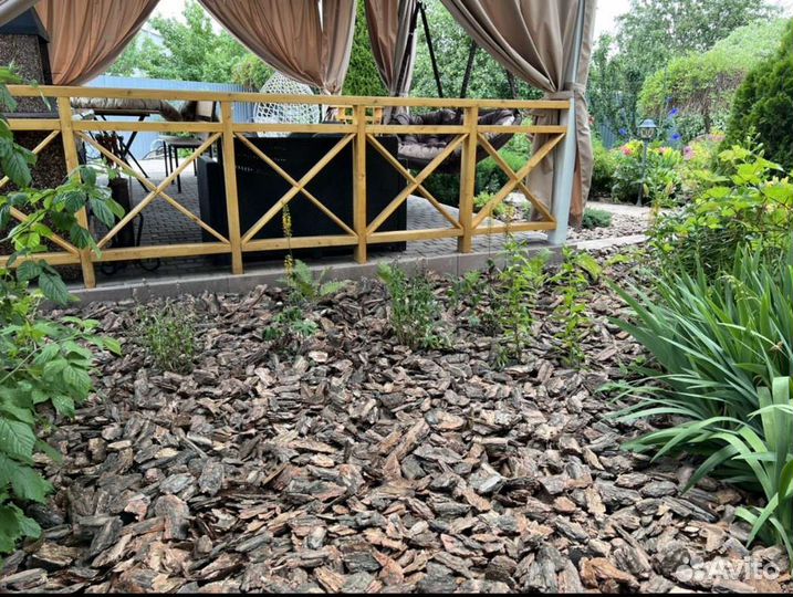 Кора сосновая Мульча сосновая Бесплатная доставка