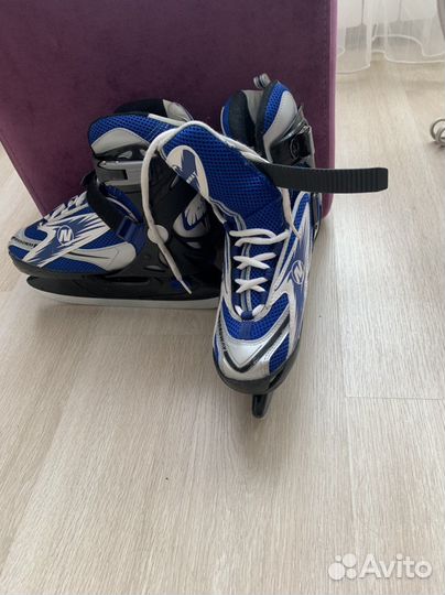 Коньки фигурные nordway раздвижные 34-39 размер