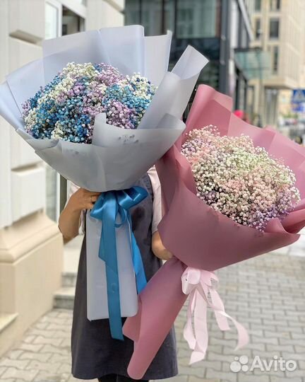 WOW-Букеты из Гипсофилы. Доставка Цветов